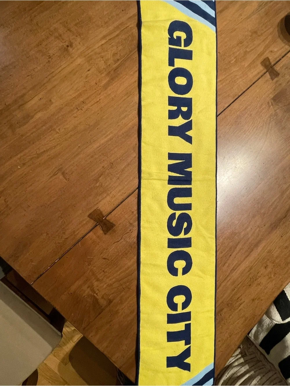 Nashville SC “Roadies” Yellow and Navy Nashville Fan Scarf